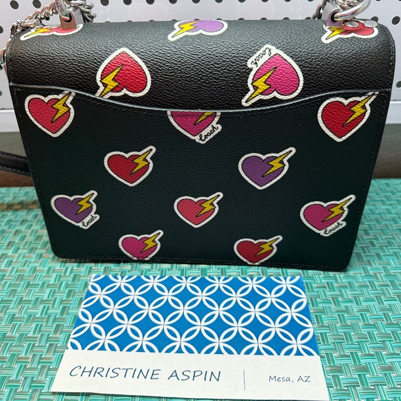 COACH Klare Crossbody in Heart Print CW436 - Picture 2 of 10